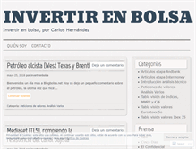 Tablet Screenshot of blogbolsa.net
